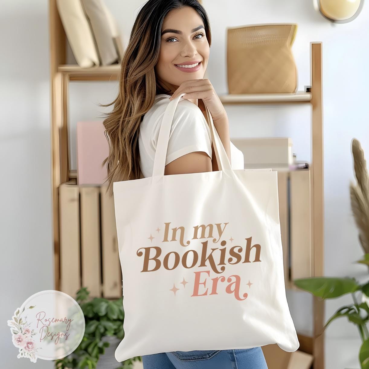 In my Bookish Era Canvas Tote