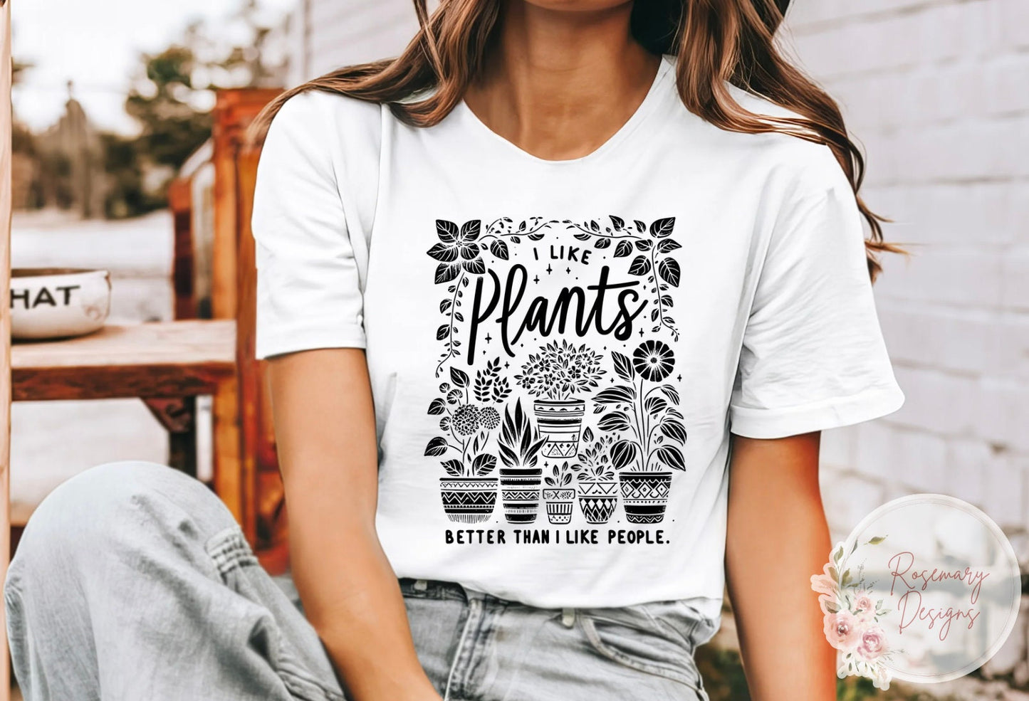 I Like Plants Better Than I Like People Women's Shirt