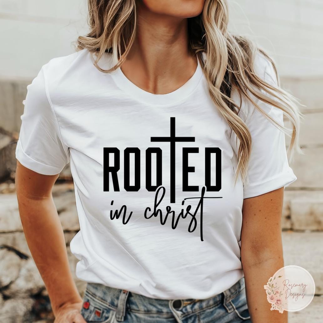 Rooted in Christ Christian T-Shirt