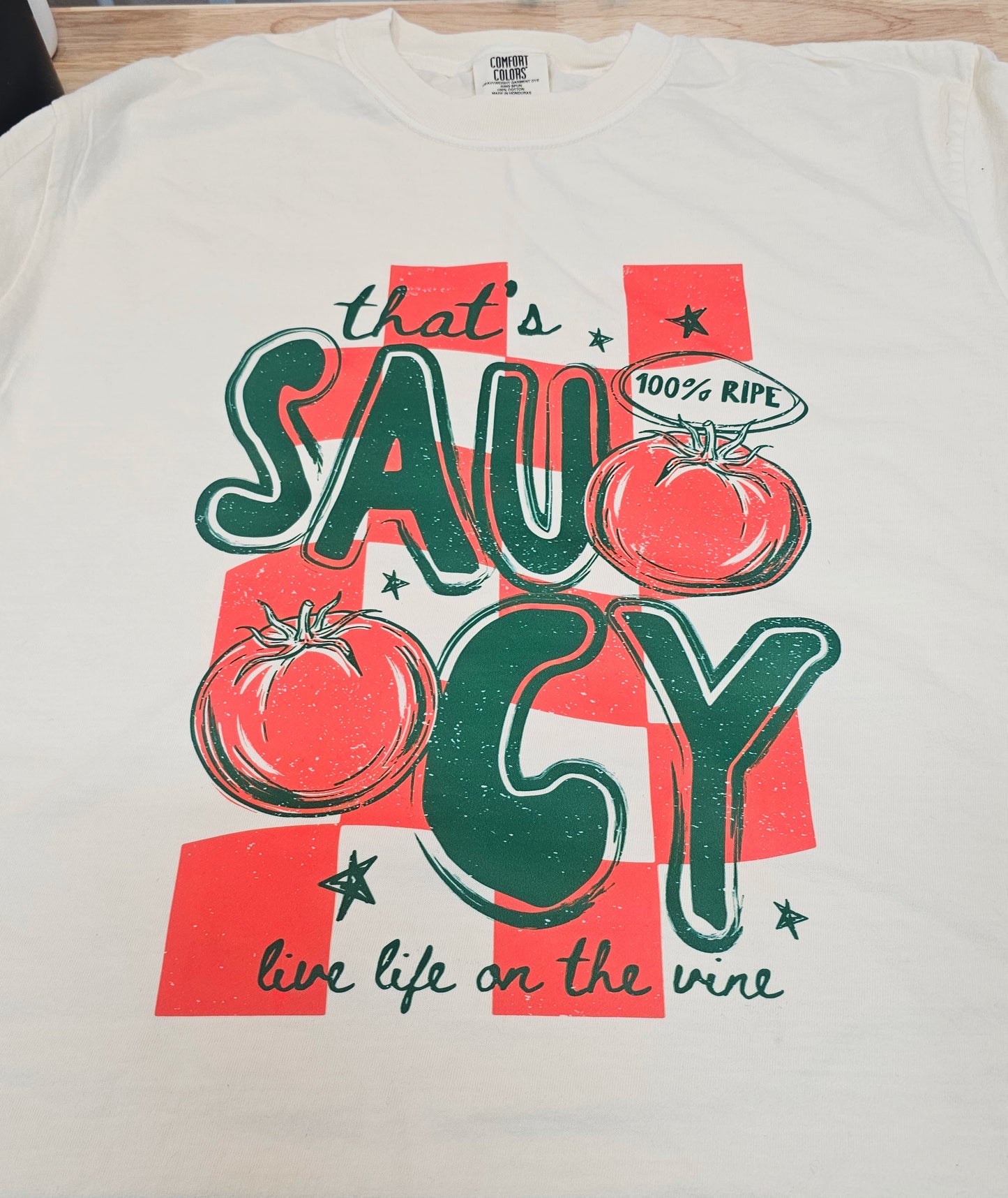 That's Saucy- Tomato Graphic Tee