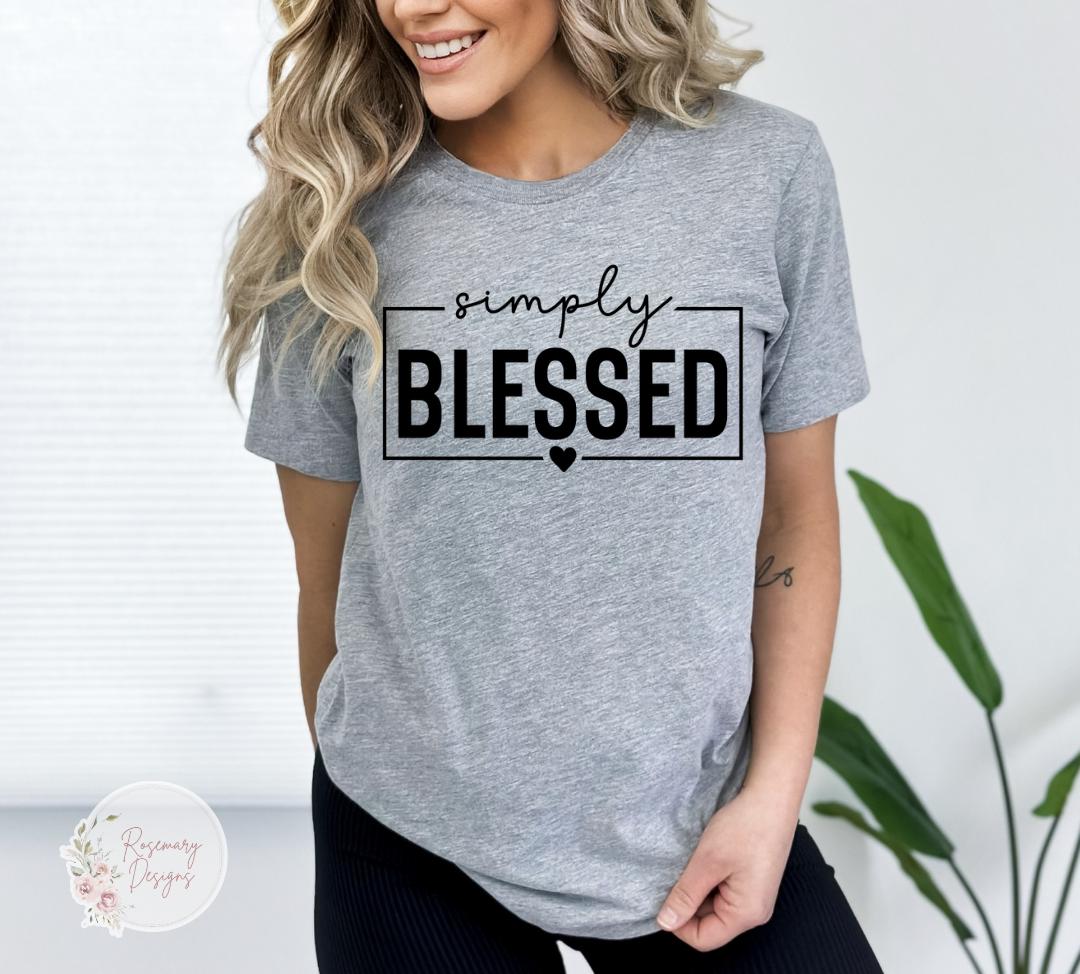 Simply Blessed Christian T-Shirt
