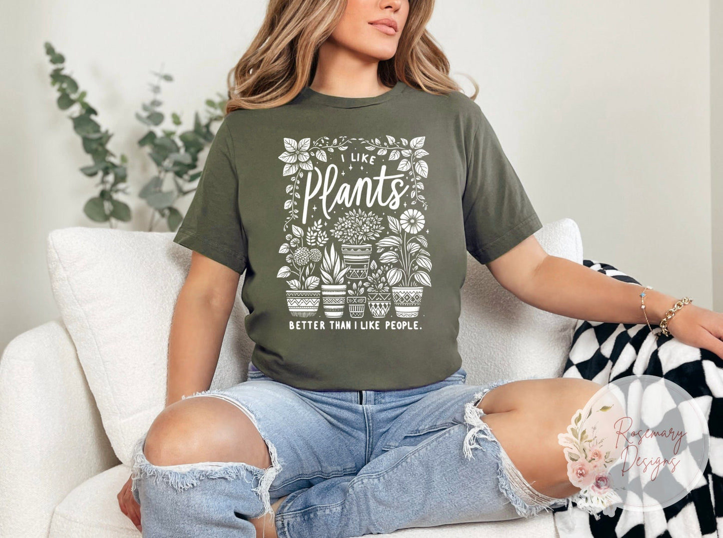 I Like Plants Better Than I Like People Women's Shirt
