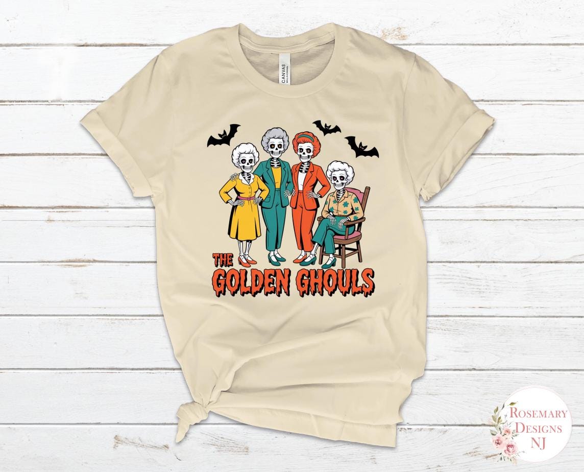 Golden Ghouls Graphic Tee- Unisex- Halloween Shirt