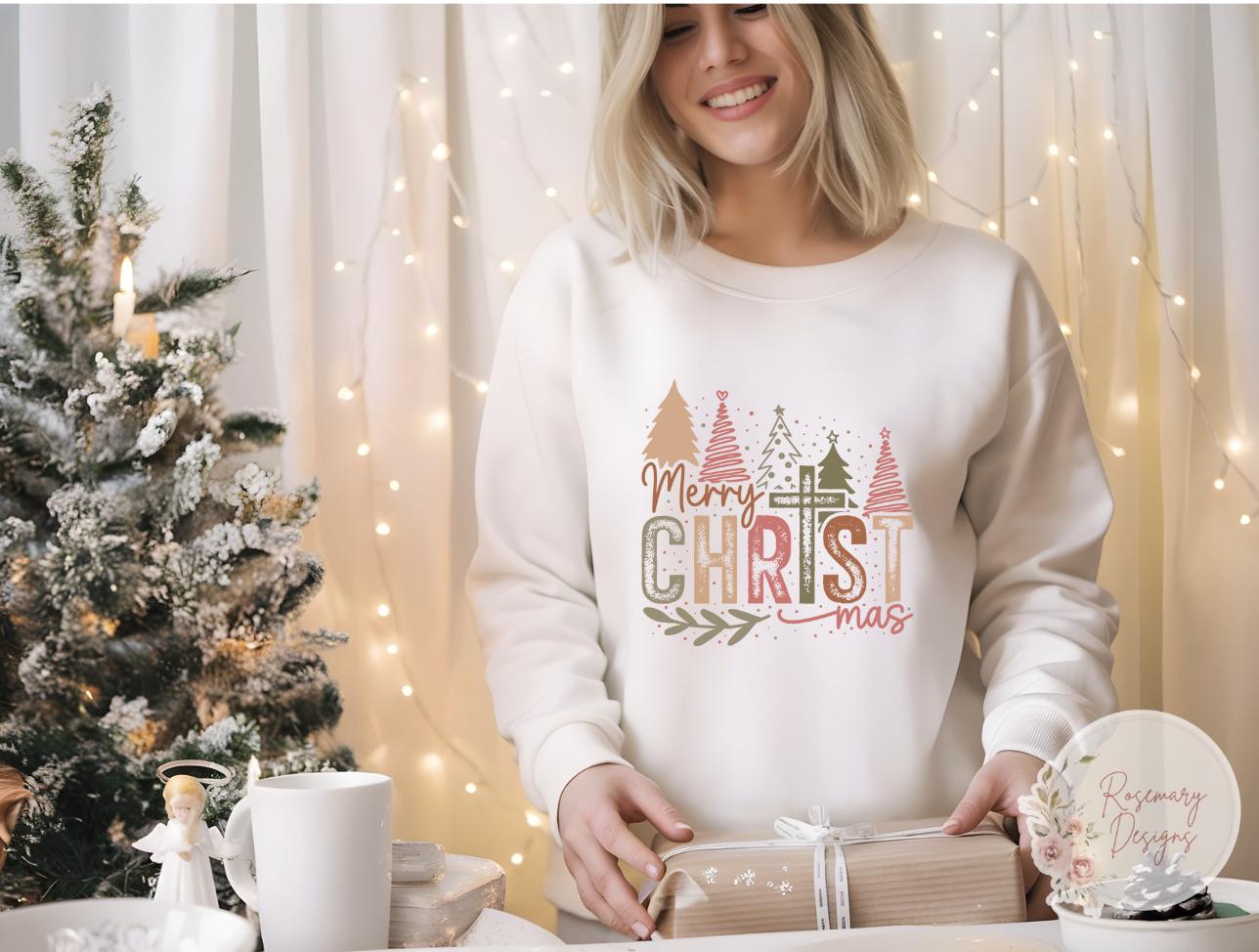 Merry CHRISTmas Shirt- Religious- Holiday- Graphic Tee- Sweatshirt