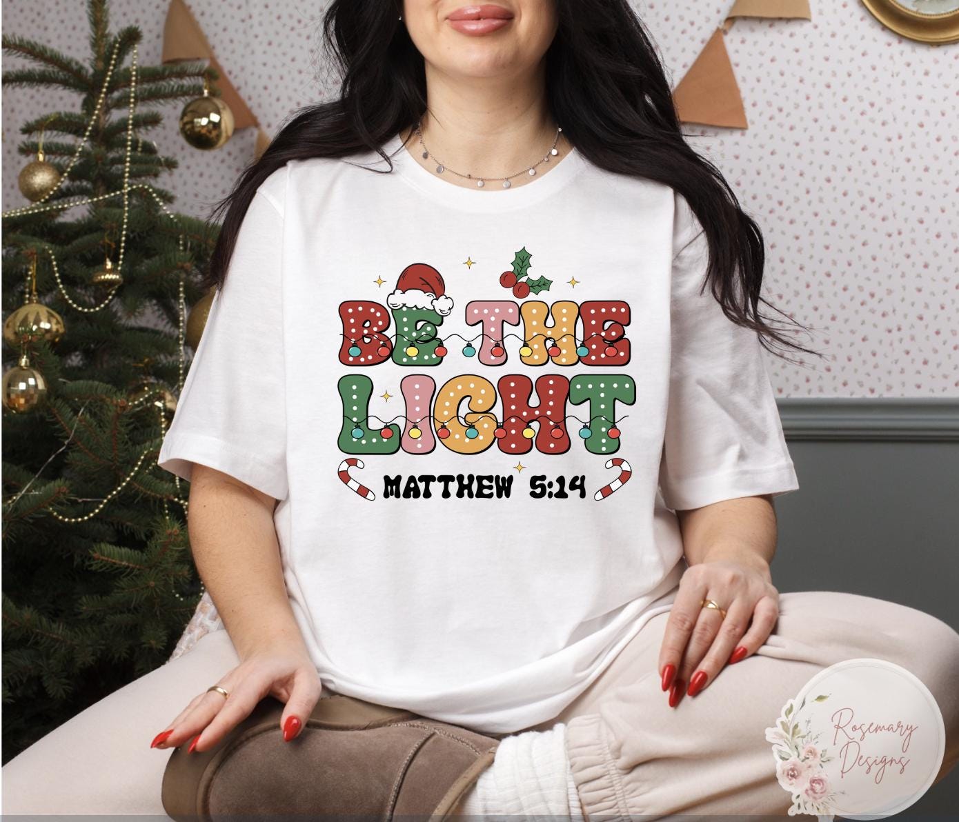Be The Light T-Shirt/Sweatshirt- Religious- Holiday- Graphic Tee-