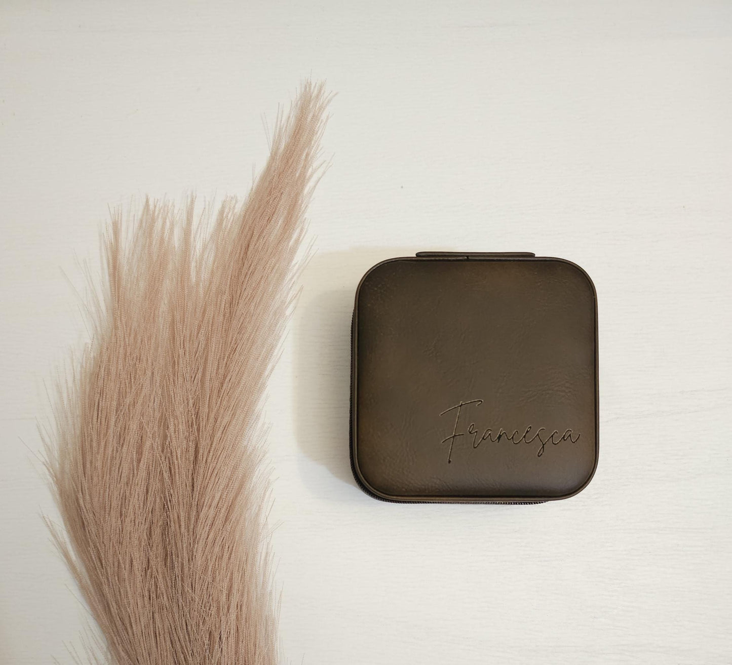 Personalized Leather Jewelry Box, Name, Bridal Gift, Bachelorette, Bridal Party