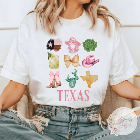Texas Coquette Women's Graphic TShirt