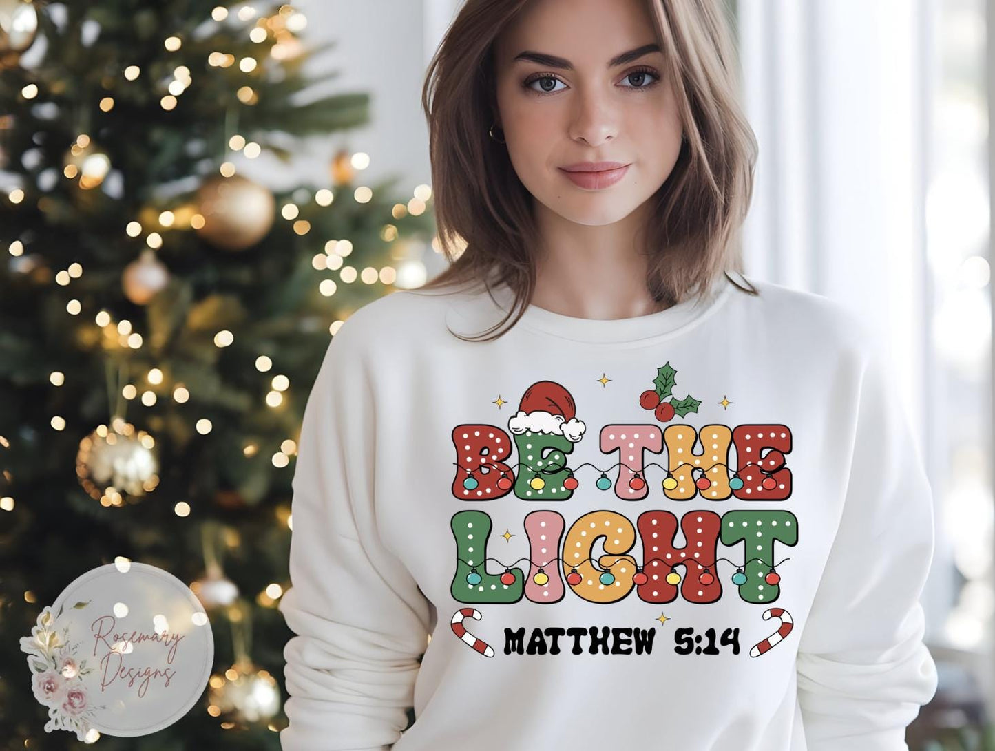 Be The Light T-Shirt/Sweatshirt- Religious- Holiday- Graphic Tee-